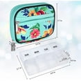 thumbnail image 5 of Weekly Travel Pill Organizer Pill Case for Purse with Removable 7 Day Pill Box, Fasable Travel Medicine Organizer Pill Container for Medicine, Vitamin, Supplement - Bloom 01 + Green 01, 5 of 5