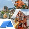 thumbnail image 3 of Toy Tents Swing Set Replacement Tarp for Outdoor Playground Covers Rainproof Awning 52x90 Inches Ideal for Kids Playsets, 3 of 5