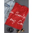 thumbnail image 3 of I'm Thankful For My Cat Women T-Shirt, Female Medium, 3 of 4