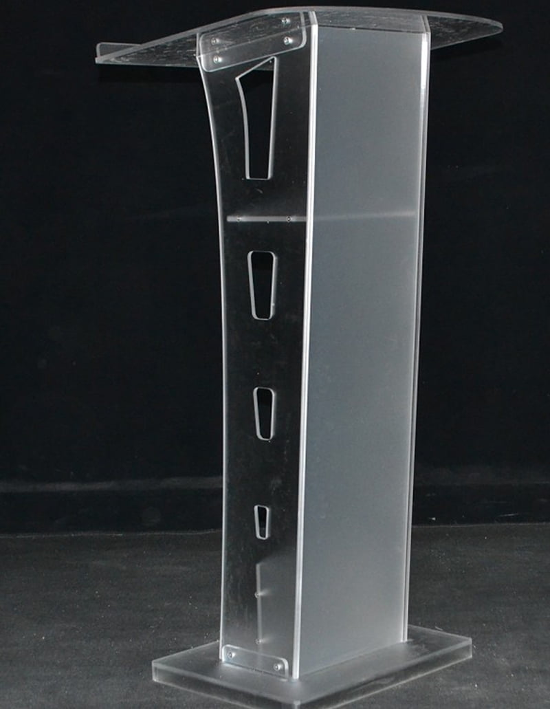 Techtongda Modern Clear Acrylic Church Podium Presentation Stands
