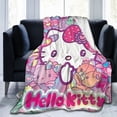 thumbnail image 6 of Hello Kitty Blanket, Super Soft Throw Blanket, Cozy Flannel Blankets For Boys Girls, Warm Blankets For Couch Sofa Bed, 60"X50", 6 of 9
