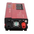 thumbnail image 3 of Inversor de corriente 700W Onda sinusoidal modificada 12/24VDC a 220VAC 50HZ 4 puertos USB 3 salidas de CA para emergencia, 3 of 8