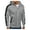 Grey, variant on LEEy-world Full Zipper Hoodies For Men Hoodies for Men Heavyweight Full Zip Up Sweatshirt Sherpa Lined Coat Black,L
