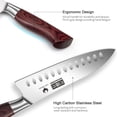 thumbnail image 4 of Cuchillo de Cocina HOSHANHO Santoku 18 cm Acero de Alto Carbono, 4 of 7