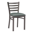 thumbnail image 2 of Linon Baxter Side Chair Black Green Set Of 2, 2 of 8