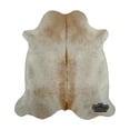 thumbnail image 2 of 100% Genuine Leather Cowhide Rug in Champagne | Large 6' x 7'| Best Price Guaranteed, 2 of 4