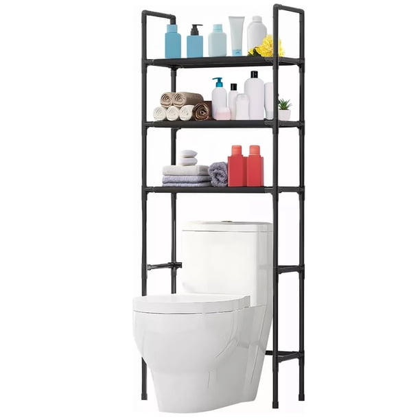Organizador De Baño De 4 Nivele Mueble Organizador Toallero Baño Estante Rack Sanitario