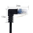 thumbnail image 3 of Xiwai Ultra Slim Cat6 Ethernet Cable RJ45 Down Angled to Straight UTP Network Cable Patch Cord 90 Degree Cat6a Lan for Laptop Router TV BOX, 3 of 7