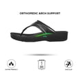 thumbnail image 5 of AEROTHOTIC Flip Flops for Women with Arch Support Plantar Fasciitis Orthopedic Cushioned Footbed Comfortable Non-Slip Sole with Padded Straps Dressy Casual Recovery Women Sandals, 5 of 8
