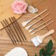 thumbnail image 5 of 11pc Pottery Glaze Brushes Set,with Long Handle Watercolor Oil, 5 of 5