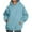 Light Blue, variant on Meichang Hoodies for Women Oversized Sweatshirts Solid Long Sleeve Hooded Pullover Tops Casual Loose Fit Fall Sweatshirt
