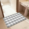 thumbnail image 2 of Area Rug, 26"x49" Pink and White Checkered Rug Plaid Outdoor Rugs, Soft Machine Washable Cotton Woven Welcome Mat Area Rugs for Home Decor, Bedroom, Doormat, Balcony, Porch, Patio, 2 of 5