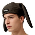 thumbnail image 2 of QASIEATN Daily Wear Skull Cap for Women Ear Hat Cute Winter Fleece Solid Color Woolen Knitted Hat Headwear Hat Fall Fashion Accessories, 2 of 5