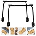 thumbnail image 2 of U Shape Coffee Table Legs for Daily Use Black Iron Material 2 Pieces Easy to Install, 2 of 8