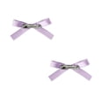 thumbnail image 2 of 2.5 Inch Small Satin Hair Bows - Set of 2, 2 of 5