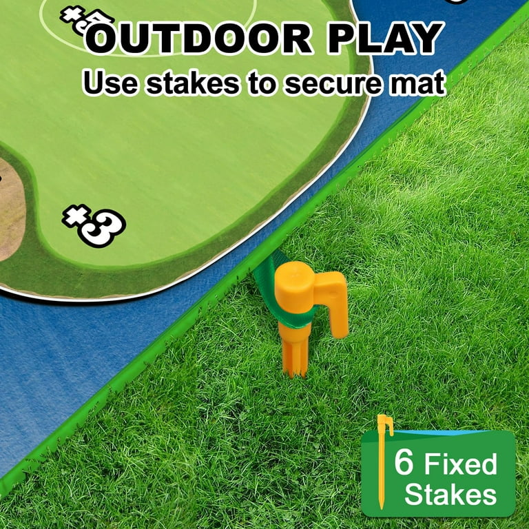 Richgv Toddler Golf Toy Set With Golf Board Putting Mat, Kids Golf Club Outdoor Indoor Sports Toys For Kids 3-6, Birthday Christmas Boys Girls Gifts