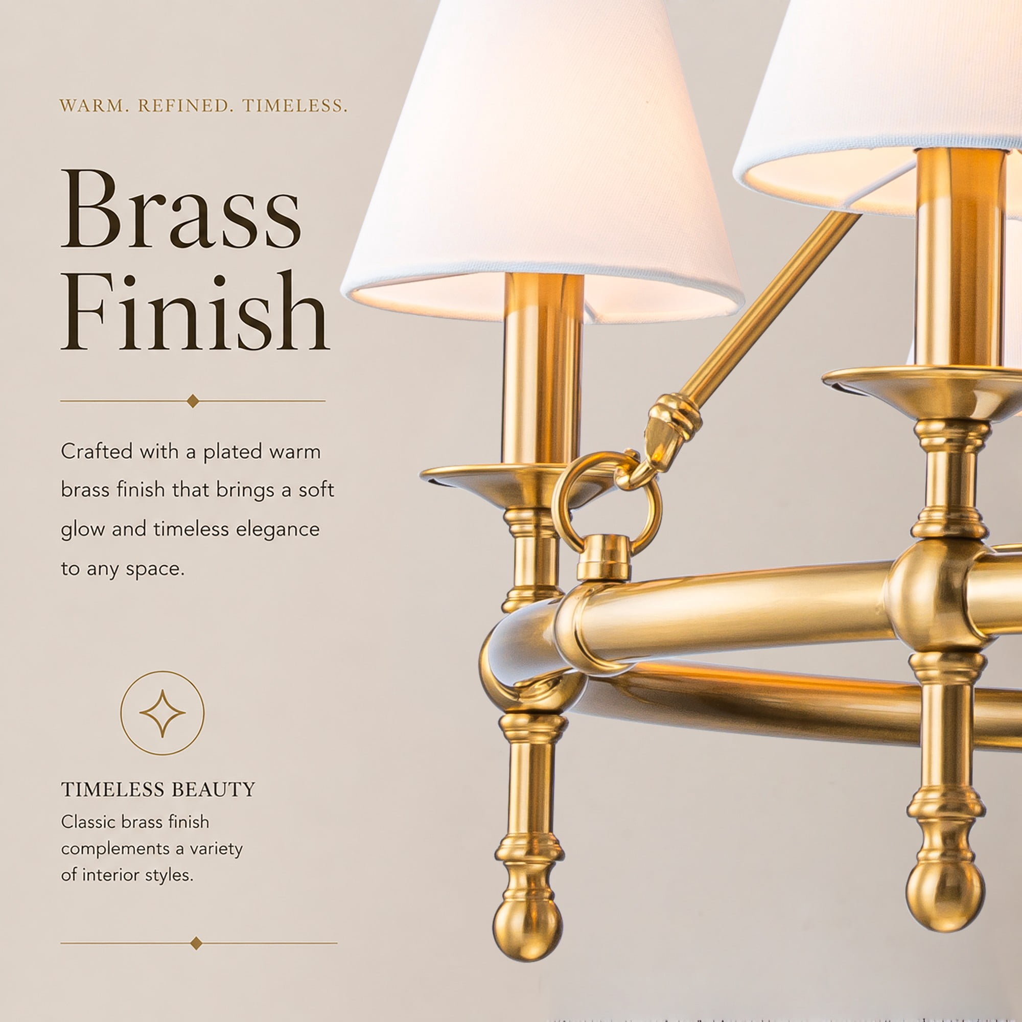 47” Extra Large 9-Light Vintage Brass Chandelier with White Fabric Shades – Classic Pendant Ceiling Light for High Ceilings, Dining Room, Foyer, Entryway