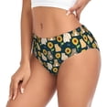 thumbnail image 2 of Fotbe Bear Sunflower Calzones Estampados para Mujer – Ropa Interior de Algodón, Cómoda, Suave y Elástica-Medium, 2 of 6