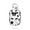 White, variant on abbyrose Tiny Tats Hand Sanitizer Holder