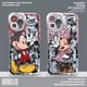 thumbnail image 2 of Disney Mickey Minnie Mouse Case for Apple iPhone 8 12 Mini 13 Pro Max 11 15 Plus 7 X XS SE XR 14 Pro Cover Clear Silicone, 2 of 5