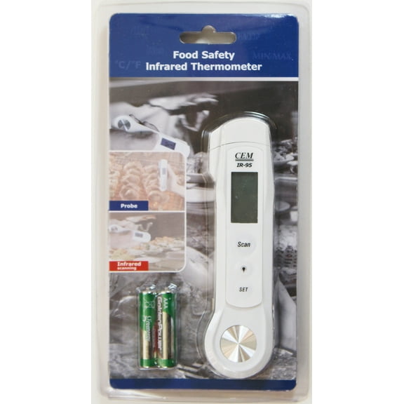 CEM IR-95 2-in-1 Professional LCD Food Safety IR and Probe Thermometer -40 to 446 deg F NEW