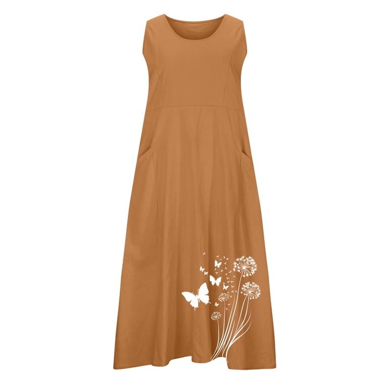 cotton linen maternity dresses PinkBlush Beige Fringe Linen Maternity Dress