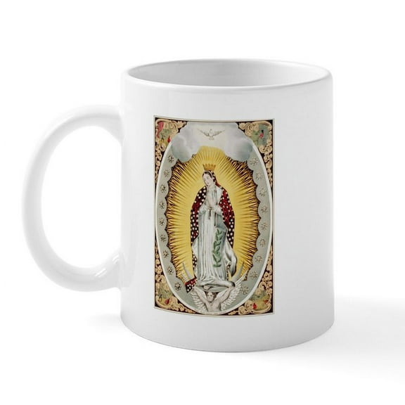 CafePress - Vintage Guadalupe Mug - 11 oz Ceramic Mug - Novelty Coffee Tea Cup
