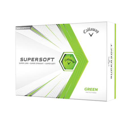 Callaway Supersoft 2021 Golf Balls Matte Green 6 - Balls