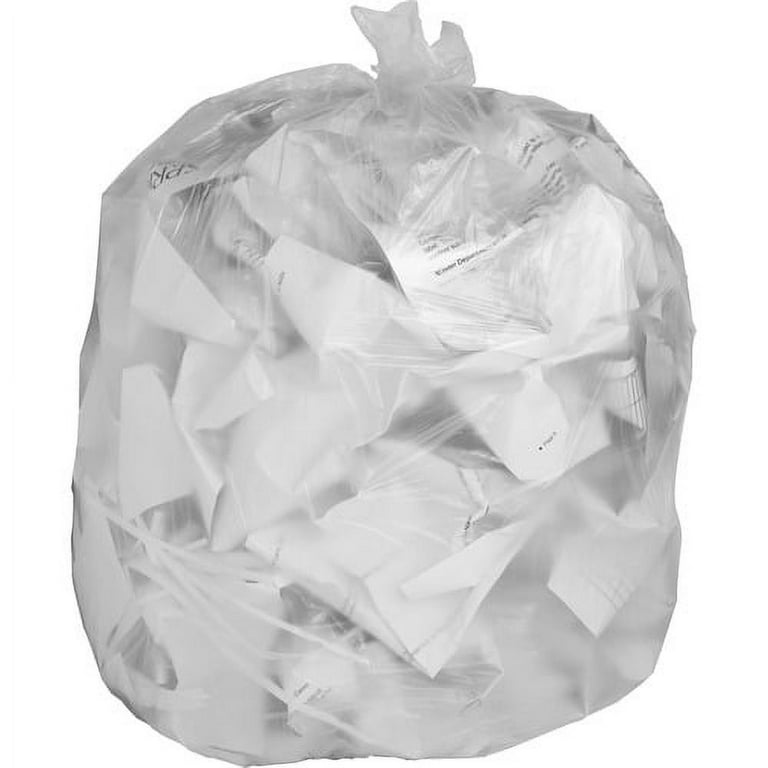 Genuine Joe Clear Trash Can Liners - Small Size - 10 gal Capacity - 24 Genuine Joe Clear Trash Can Liners - Small Size - 10 gal Capacity - 24