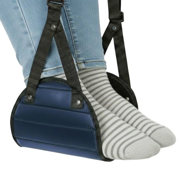 Foot Hammock YKDYLINH de espuma viscoelástica para viajes en avión y oficina