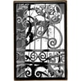 thumbnail image 2 of DeNardo, Laura 11x14 White Modern Wood Framed Museum Art Print Titled - Wrought Iron Elegance II, 2 of 4