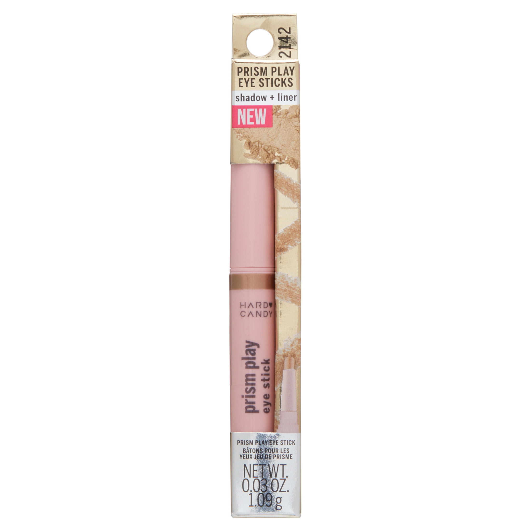 Hard Candy Prism Play Eyeshadow Stick, Gold Shimmer, Getter, 0.038 oz