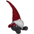 thumbnail image 3 of Northlight Chubby Plaid Gnome Sitting Figure Christmas Decoration - 18" - Red and Gray, 3 of 5