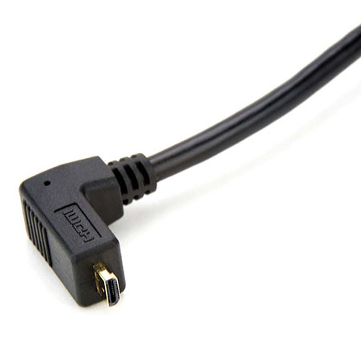 Atomos 11.81"/30cm Coiled Right Angled Micro HDMI to Straight Micro HDMI Cable for Ninja Star