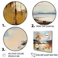 thumbnail image 3 of Designart "Summertime Lake Charm" Lakes Lakehouse Floater Framed Canvas Prints, 3 of 5
