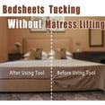 thumbnail image 2 of Multifunctional Bed Sheet Tucker  Tucking Paddle Tool with Ergonomic Design Handle Bedsheet Change Helper Bed Making Easier Scraper Tool for Elderly and Women, 2 of 7