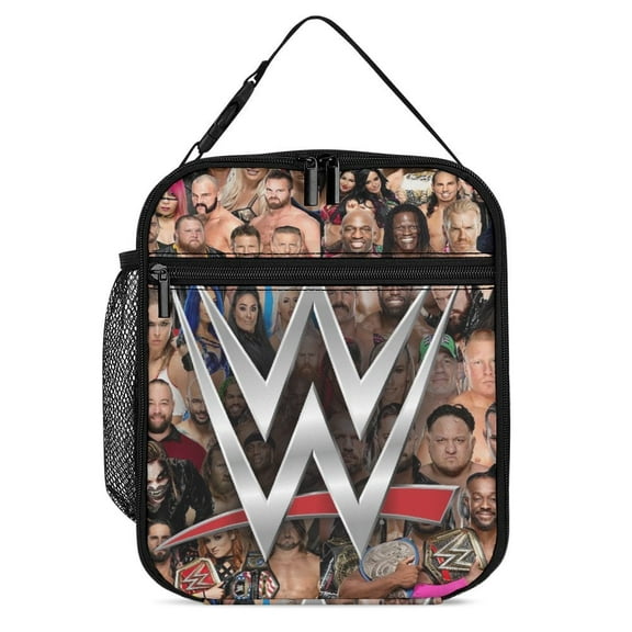 WWE Lunch Bag, Insulated Lunch Bag for Women Men Lunch Box Container Bag Reusable Lunch Tote Bag for Office, Work, Beach, Travel, Picnic