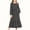 Black, variant on Zylanna Girls Long-Sleeve Tiered Maxi Dress, Pockets Design Soft Polka Dot Patterns Spring Fall Girls' Casual Dresses Red Size 6