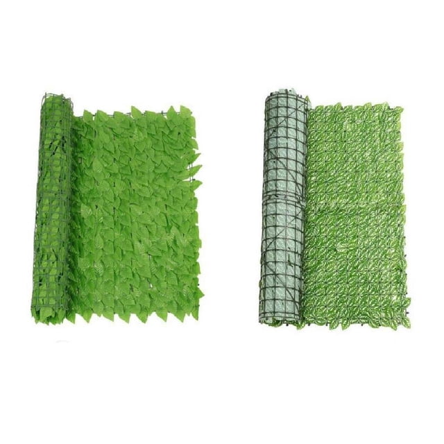 2 pantallas de privacidad de hojas de 19,69 x 118,11 pulgadas para patio, hogar, interior. shamjiam Pantalla de valla de privacidad de hoja