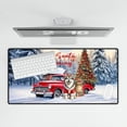 thumbnail image 4 of Santa is Coming Alaskan Malamute Merry Christmas Xmas Noel Truck Tree Desk Mat Full Keyboard Mouse Pad Alaska Mal Dog Lovers Gifts Large Mousepad - 02023, 4 of 5
