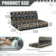 thumbnail image 7 of FOR U DESIGNS Geometric Print 2 Pcs RV Dinette Cushion Covers Non-Slip Sofa Furniture Protector Comfortable 2 Seat Sofa Chair Cover Slipover for Travel Trailer Couch, 7 of 7