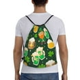 thumbnail image 2 of Bingfone St Patrick'S Day10 Drawstrings Backpacks Bags For Men Women Gym Drawstrings Bag, 2 of 9