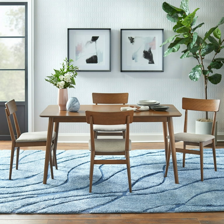 TMS Newington 6-Piece Indoor Dining Set, Includes Table and Chairs