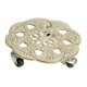 thumbnail image 2 of Soporte rodante para plantas, ideal para terraza, jardín, sala de estar, patio, interior y exterior, con ruedas. Blanco, 2 of 8