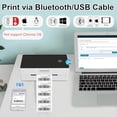 thumbnail image 3 of Impresora de etiquetas de envío para comercio electrónico LabelRange, impresora térmica de etiquetas 4x6, 300 DPI, Bluetooth y USB, compatible con iOS, Android, Windows, USPS, Pirate Ship, Shippo, Ama, 3 of 5