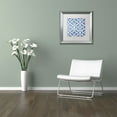 thumbnail image 4 of Trademark Fine Art "Moroccan Blues III" Canvas Art by Color Bakery White Matte, Silver Frame, 4 of 4