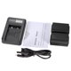 thumbnail image 5 of 2 baterías de iones de litio recargables de 7,2 V y 1200 mAh con cargador USB LCD, 5 of 8