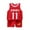 Red, variant on YuYuBao Toddler Boys Tank Tops Breathable Basketball T Shirts Clothes Summer Sports Football Suit Boys