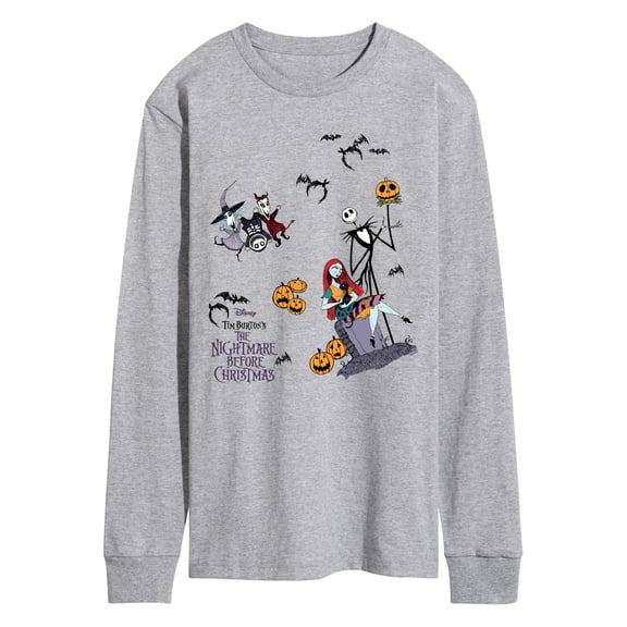 The Nightmare Before Christmas - Multi Hit Long Sleeve Graphic T-Shirt