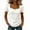 White, variant on Tops for Women Square Neck Short Sleeve Slim Shirts Fashion Pleated Blouses Plus Size Solid Color Tops